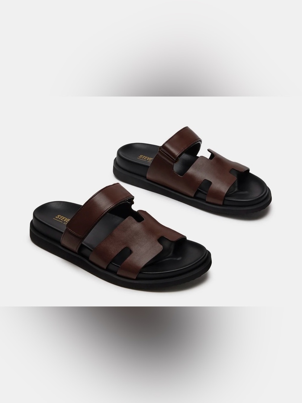 New Steve Madden MAIVEN BROWN LEATHER Sandal